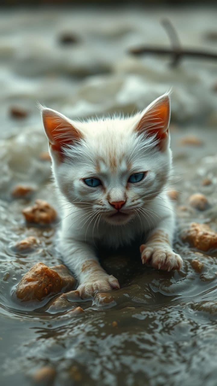 Kisah Penyelamatan Kucing Kecil