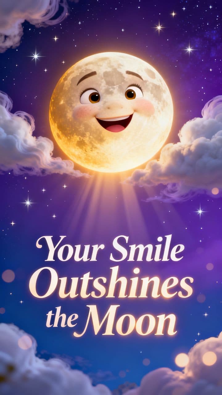 Your Smile Outshines the Moon