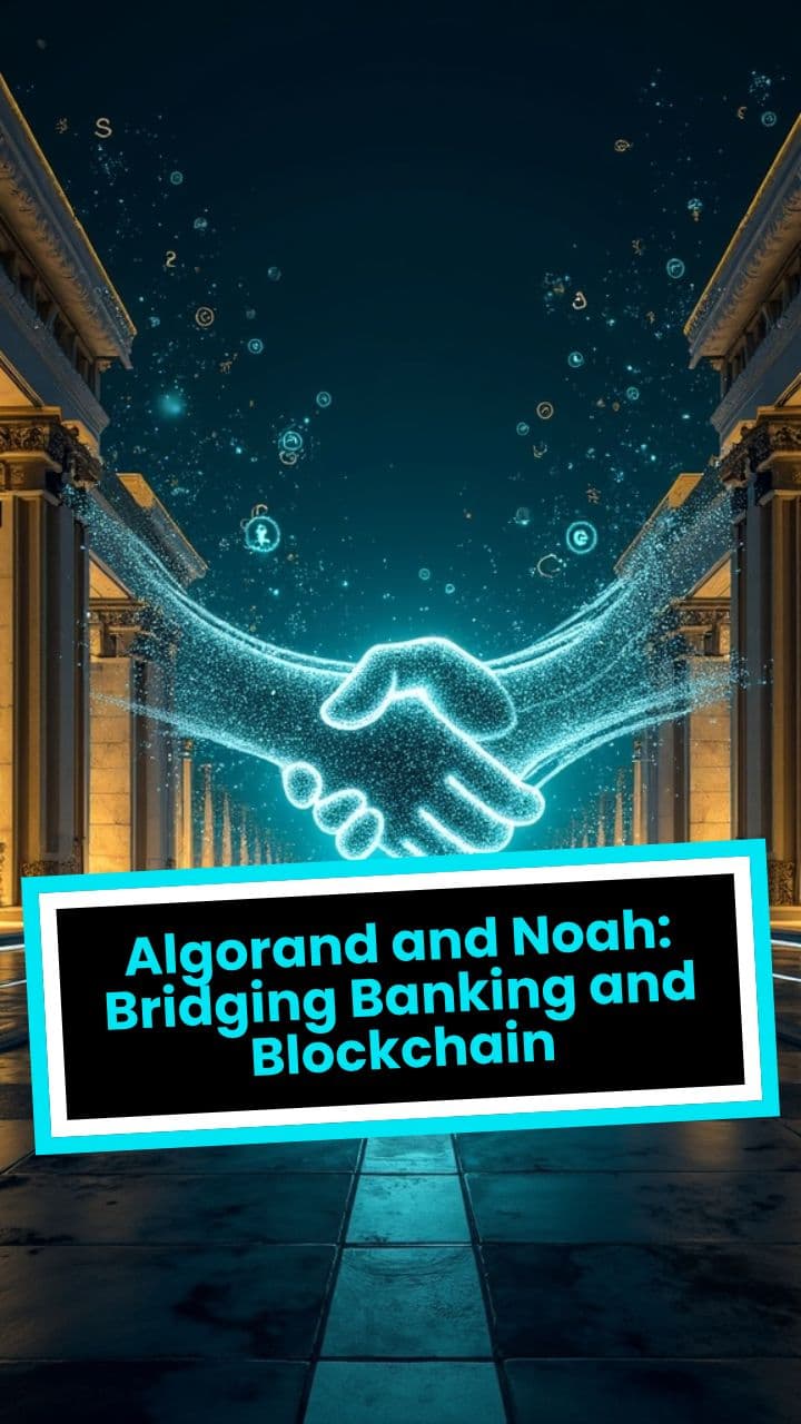 Algorand and Noah: Bridging Banking and Blockchain