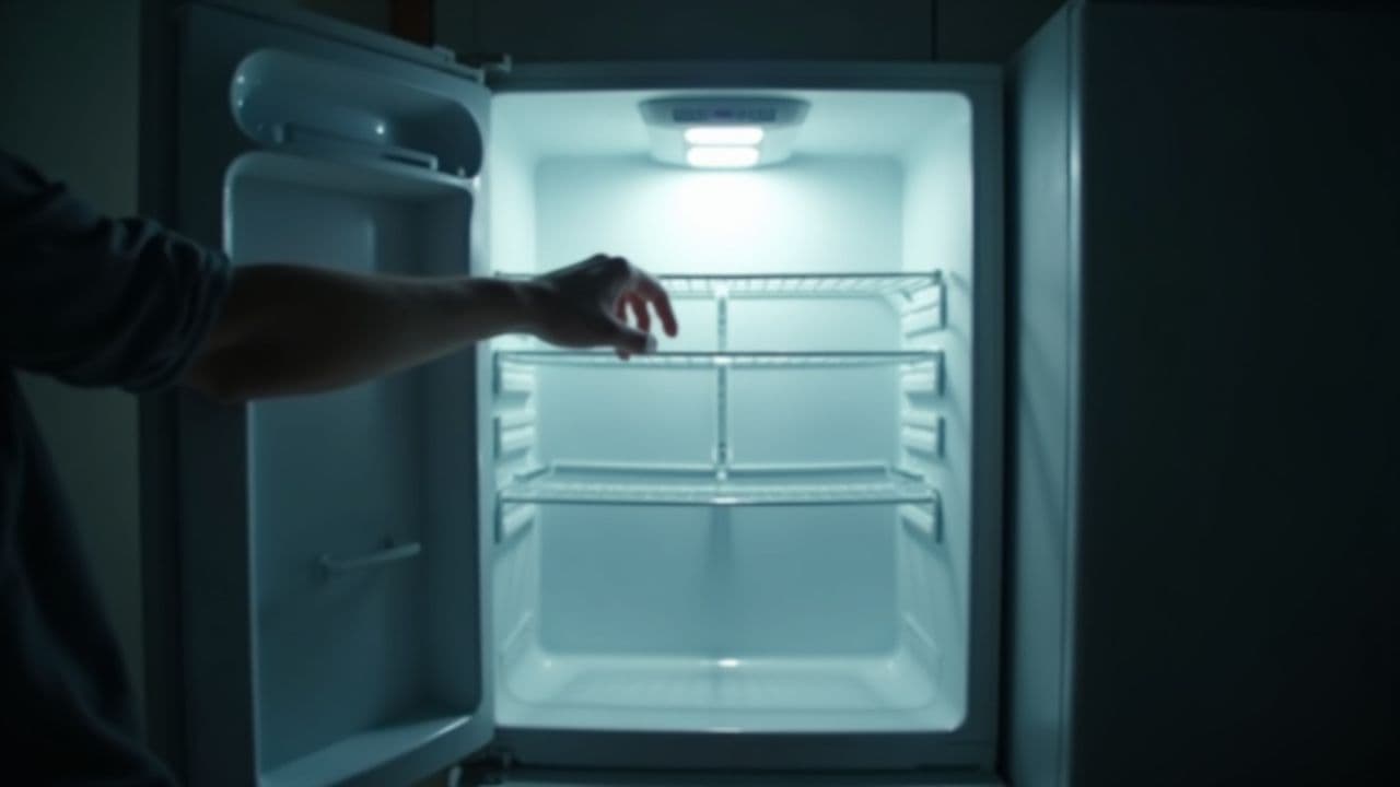 Un refrigerador vacío