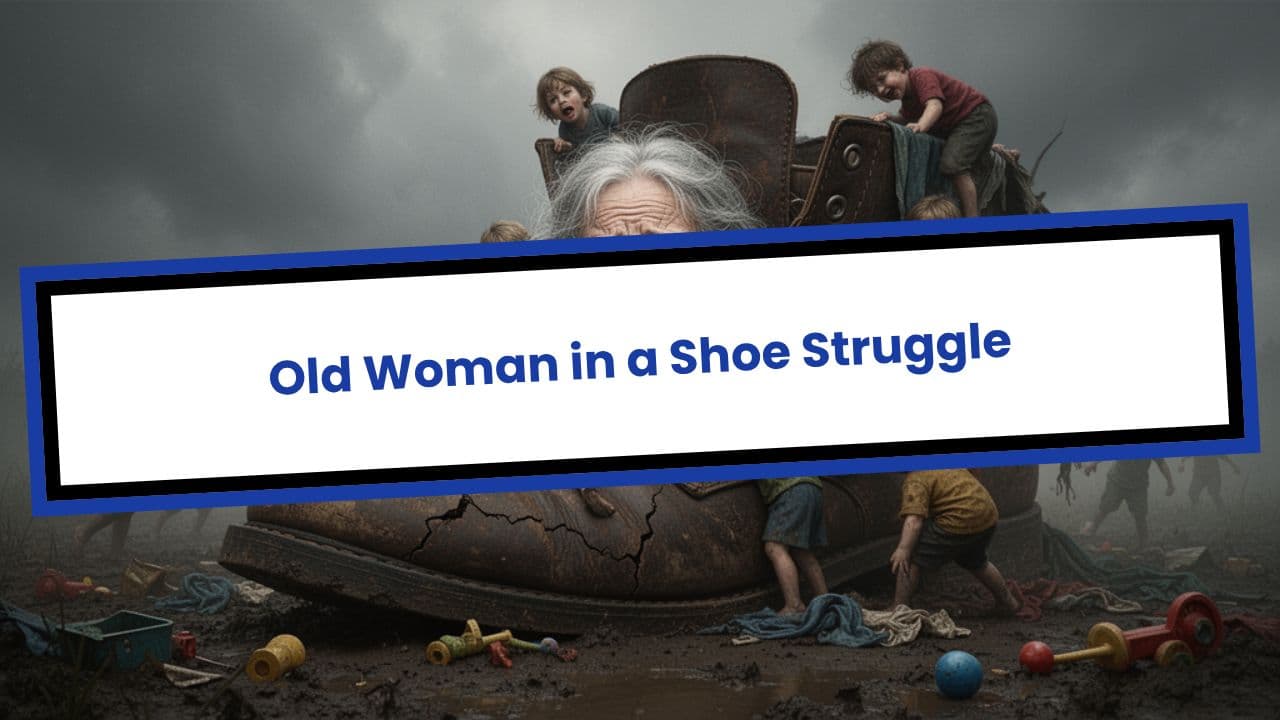 Old Woman in a Shoe Struggle