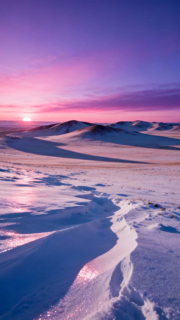 Christmas Lights in Mongolia