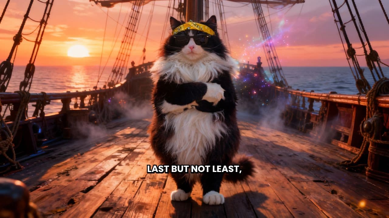 Pete the Swashbuckling Rogue Housecat