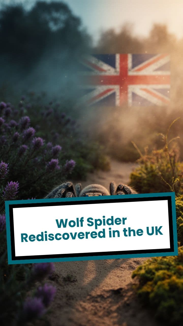 Wolf Spider Rediscovered in the UK