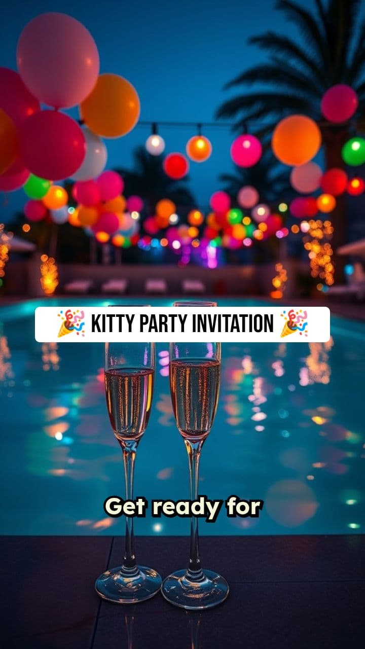 Kitty Party Invitation