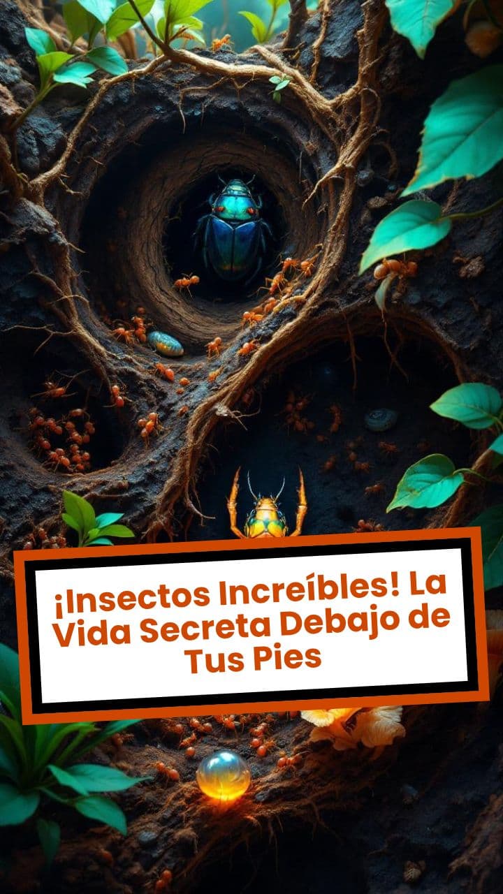 Quizz 🧠❓¡Insectos Increíbles! La Vida Secreta Debajo de Tus Pies