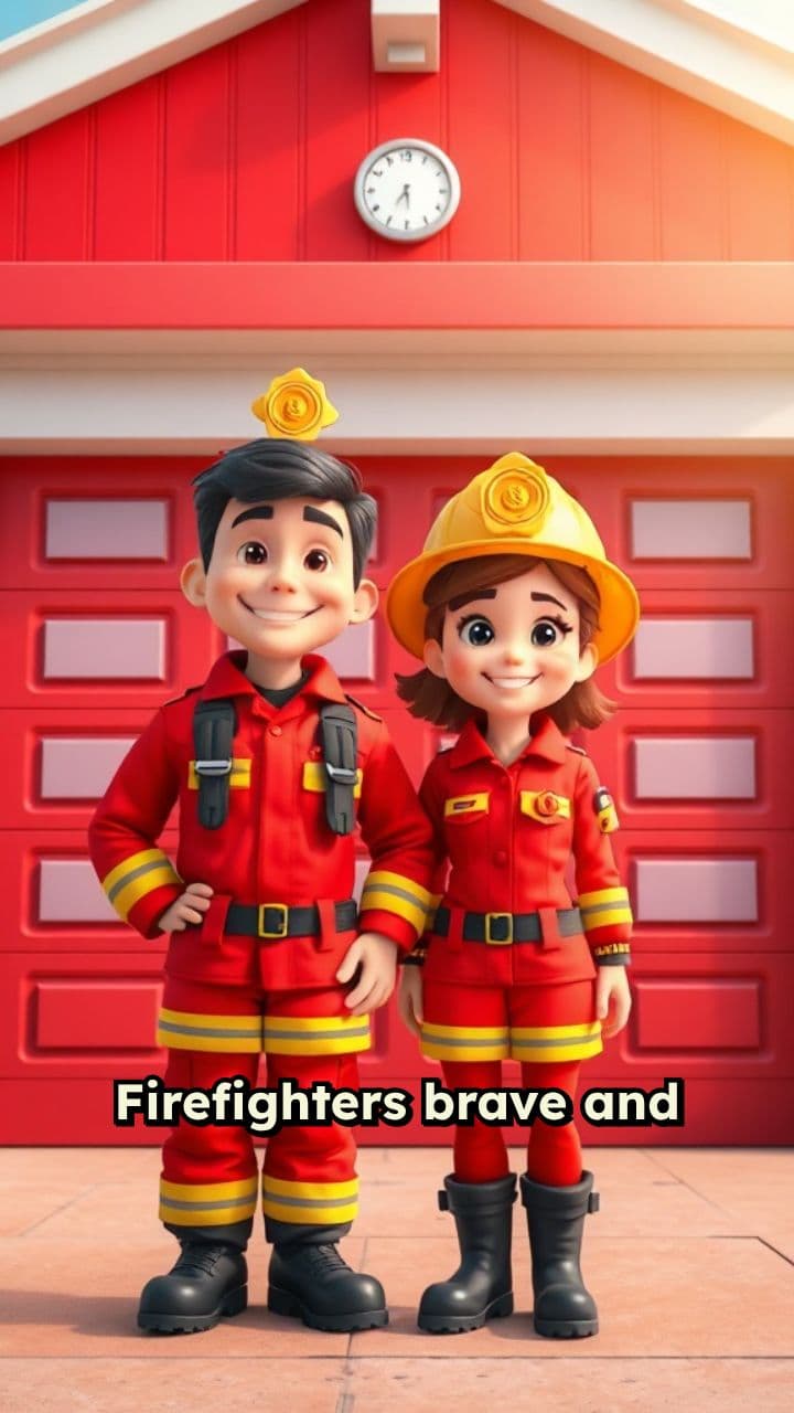 Brave Firefighters Nursery Rhyme