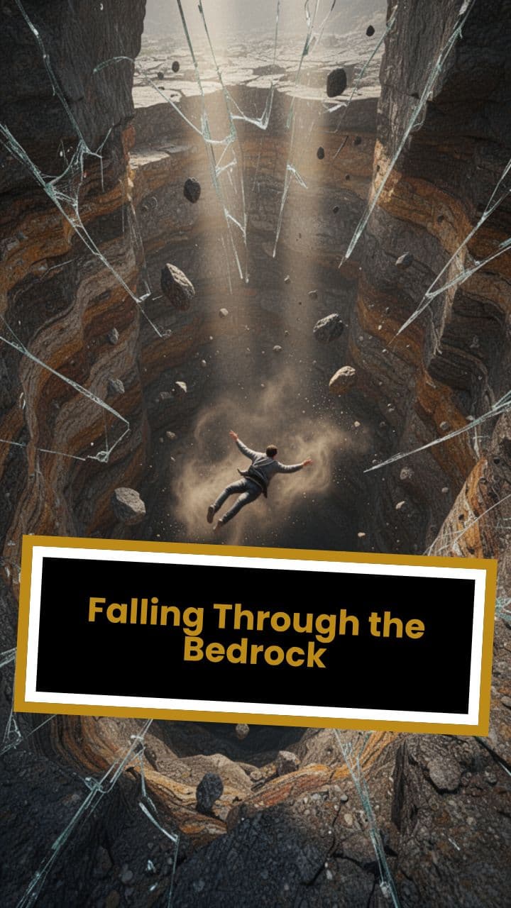 Falling Through the Bedrock