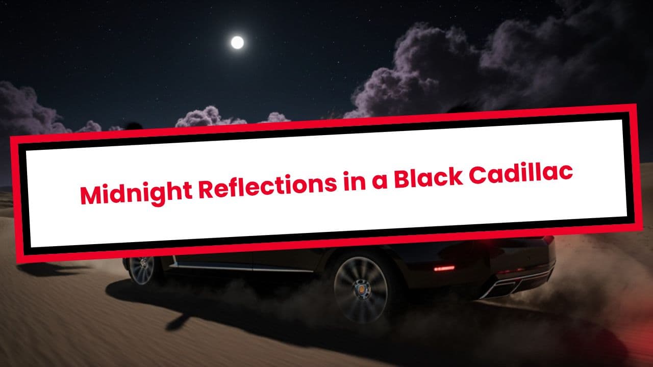 Midnight Reflections in a Black Cadillac