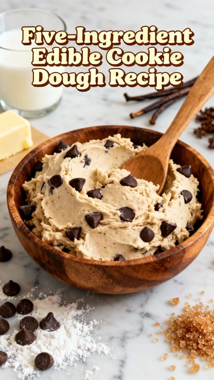 Five-Ingredient Edible Cookie Dough Recipe