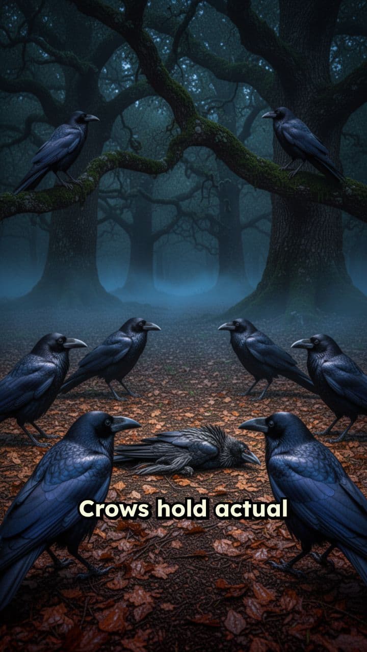 Crows Remember Faces at Funerals