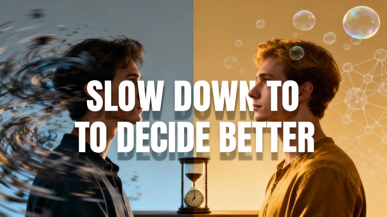 Slow Down to Decide Better