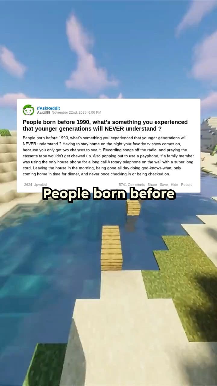 Nostalgic Experiences of Pre-1990s Generations