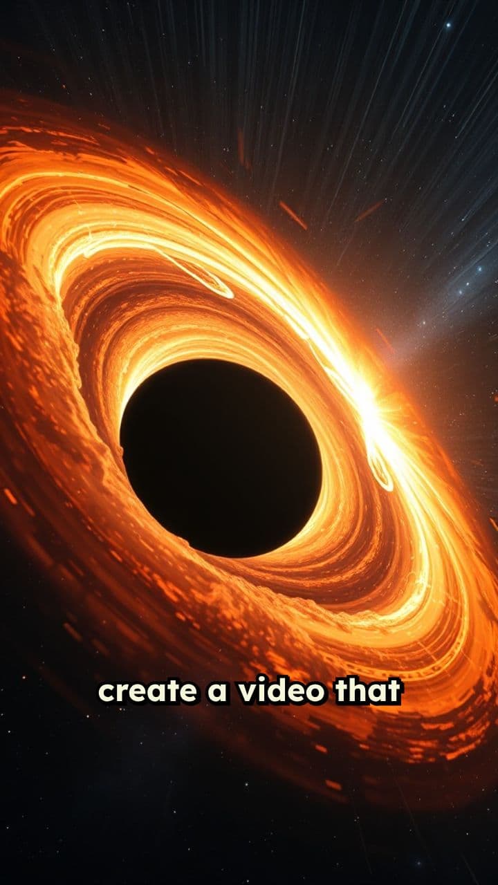 Black Hole Encounter with Giant Ship