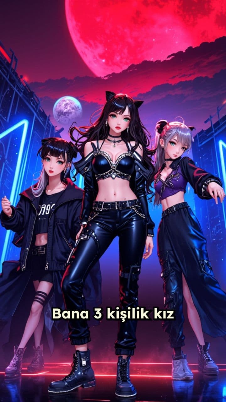 Kız Grubunun Şarkı Performansı