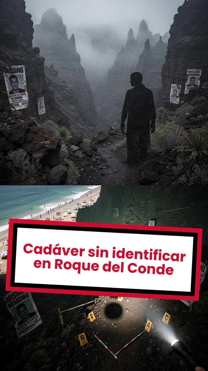 Cadáver sin identificar en Roque del Conde