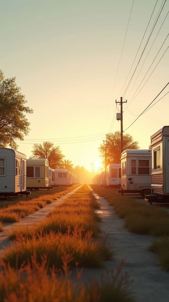 Deck the Trailer Park House