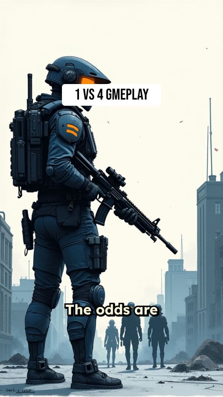 1 VS 4 GMEPLAY