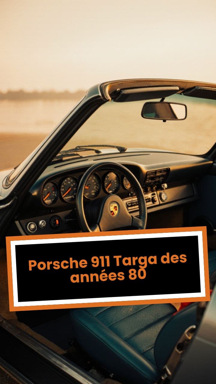 Porsche 911 Targa des années 80