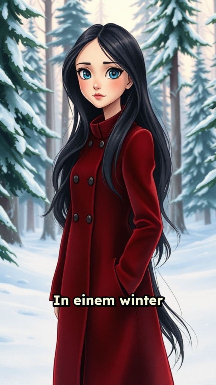 Maddys Weihnachtsgruß im Winterwald