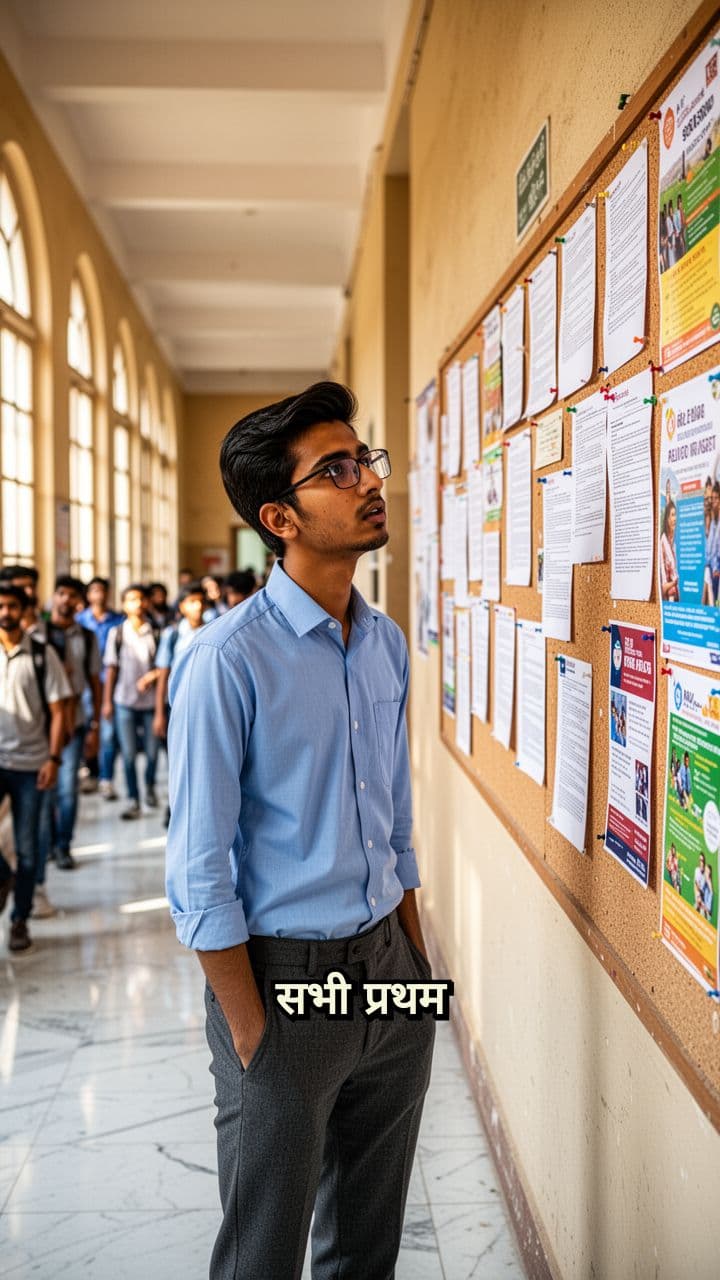 प्रथम वर्ष परीक्षा फॉर्म अंतिम तिथि सूचना