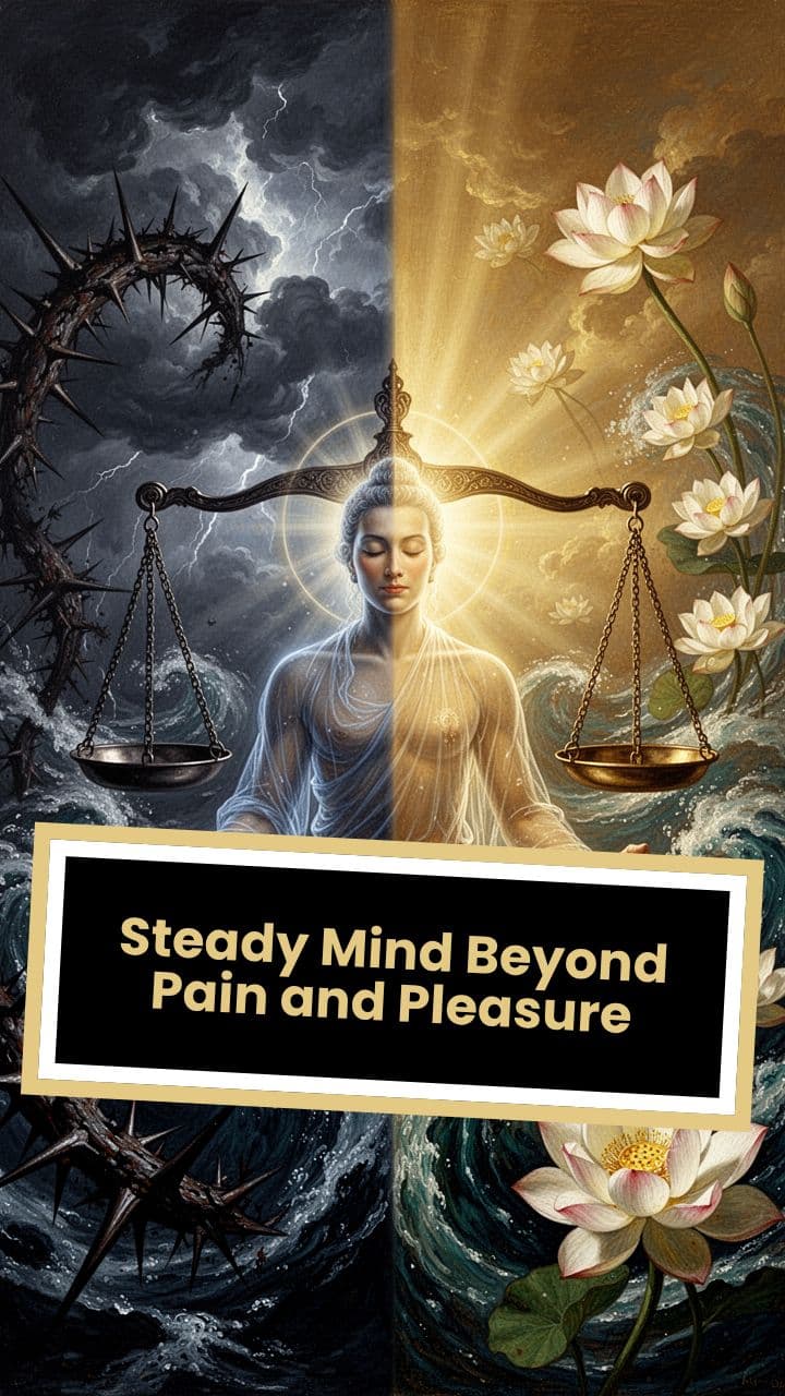 Steady Mind Beyond Pain and Pleasure