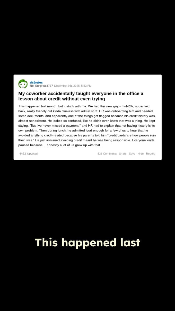 When No Credit Becomes a Problem