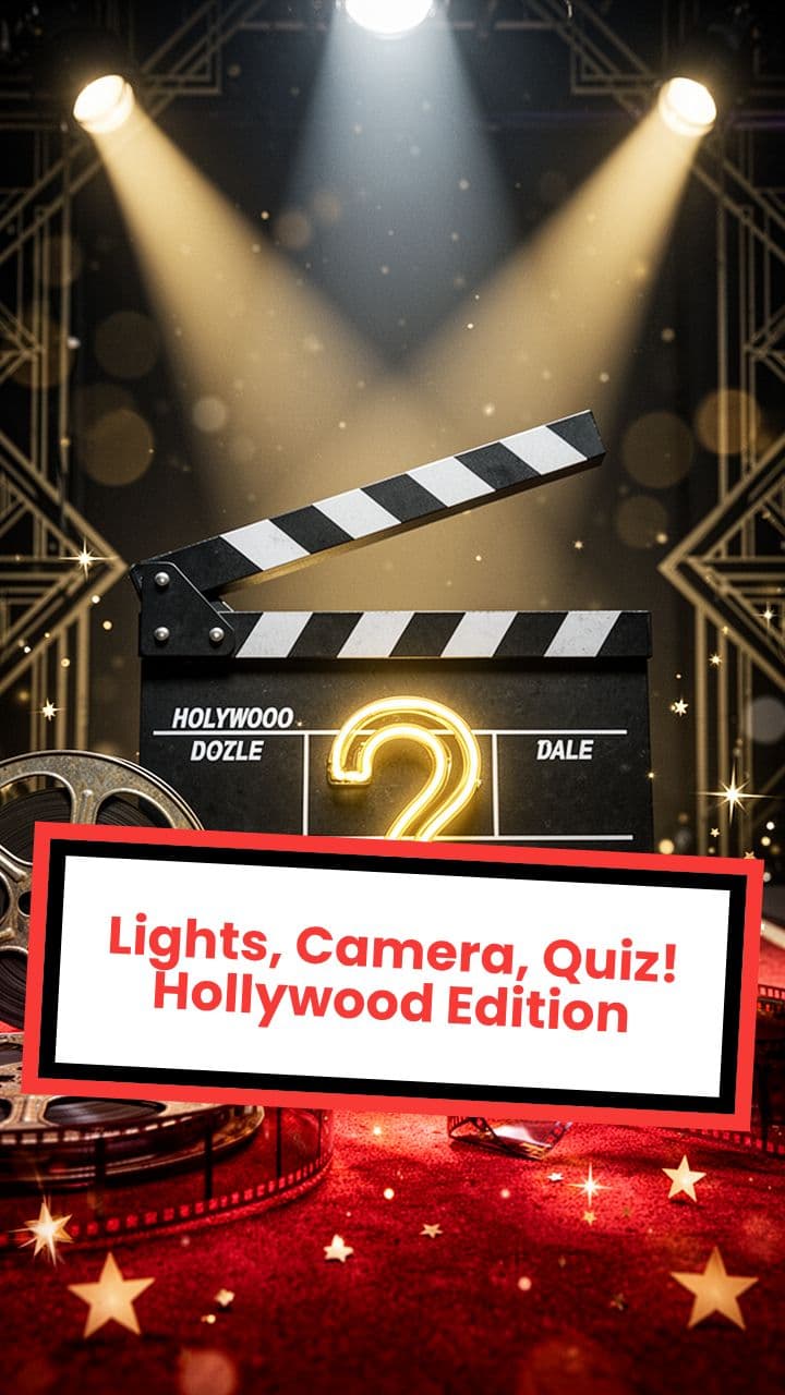 Lights, Camera, Quiz! Hollywood Edition