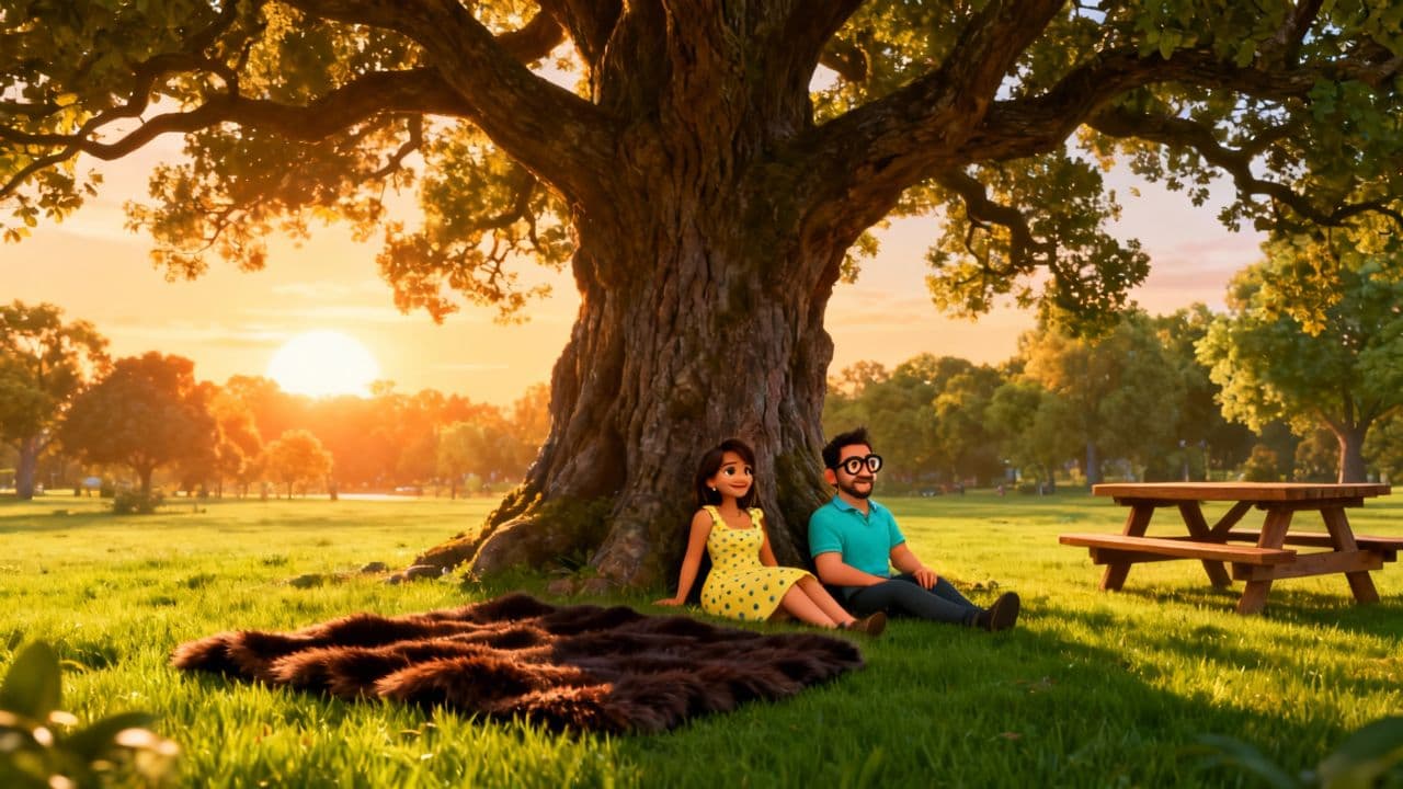  #7887 -A Golden Hour Picnic