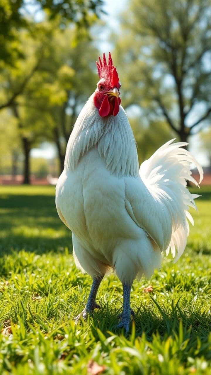 Der majestätische Bresse-Hahn