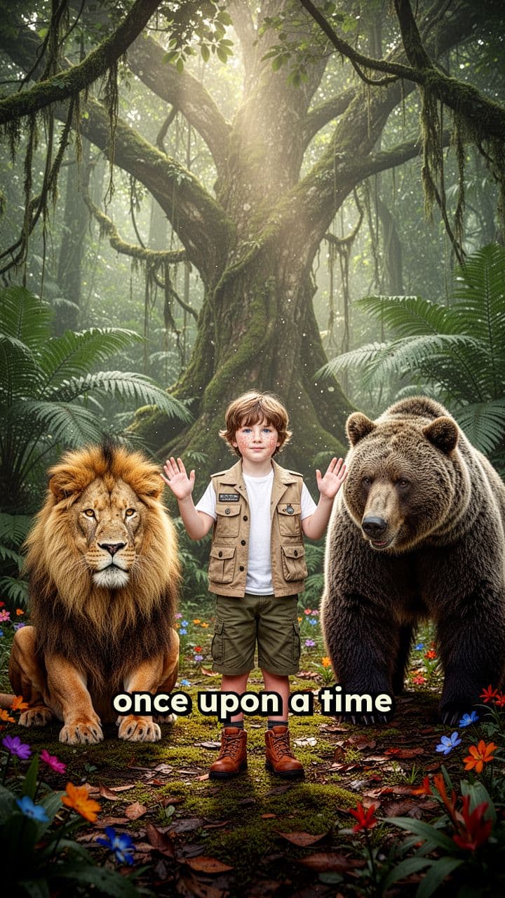 Stopping a Lion and Bear Fight