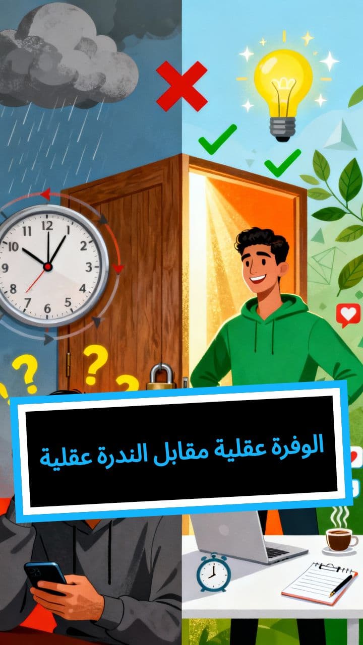 عقلية الندرة مقابل عقلية الوفرة