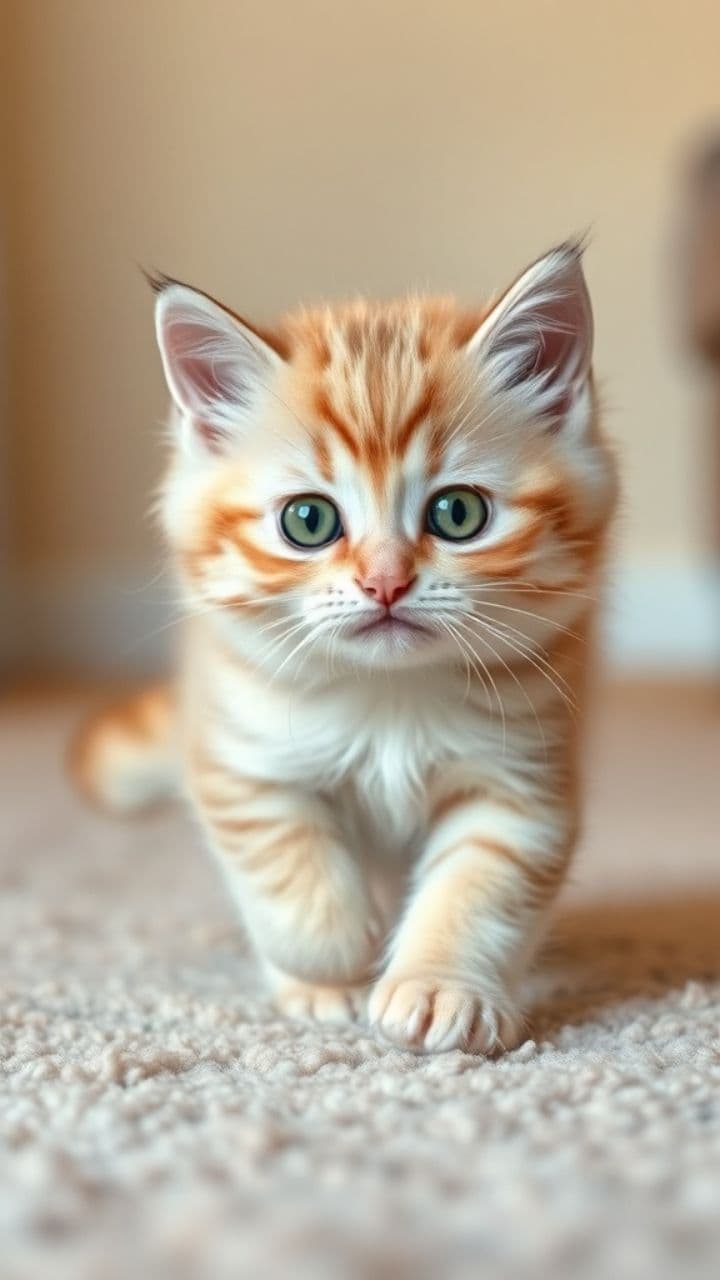 Cute AI Kitten Adventure