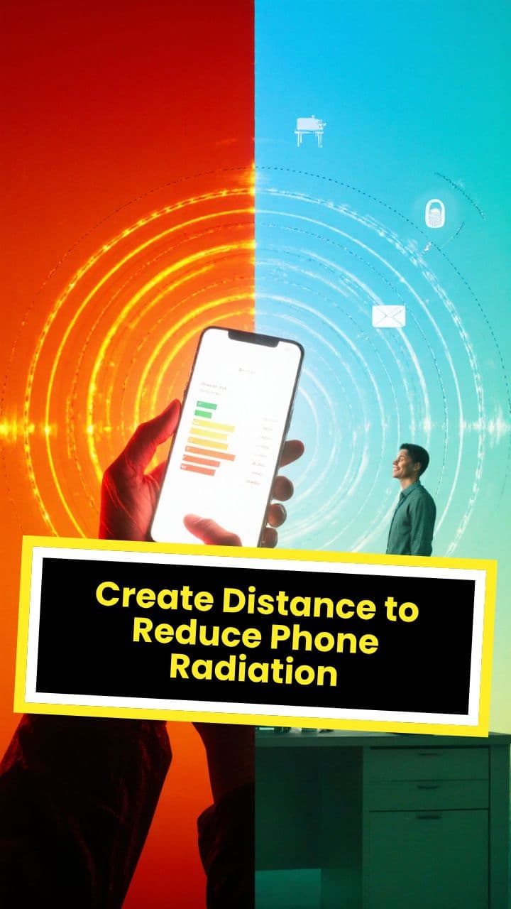 Create Distance to Reduce Phone Radiation