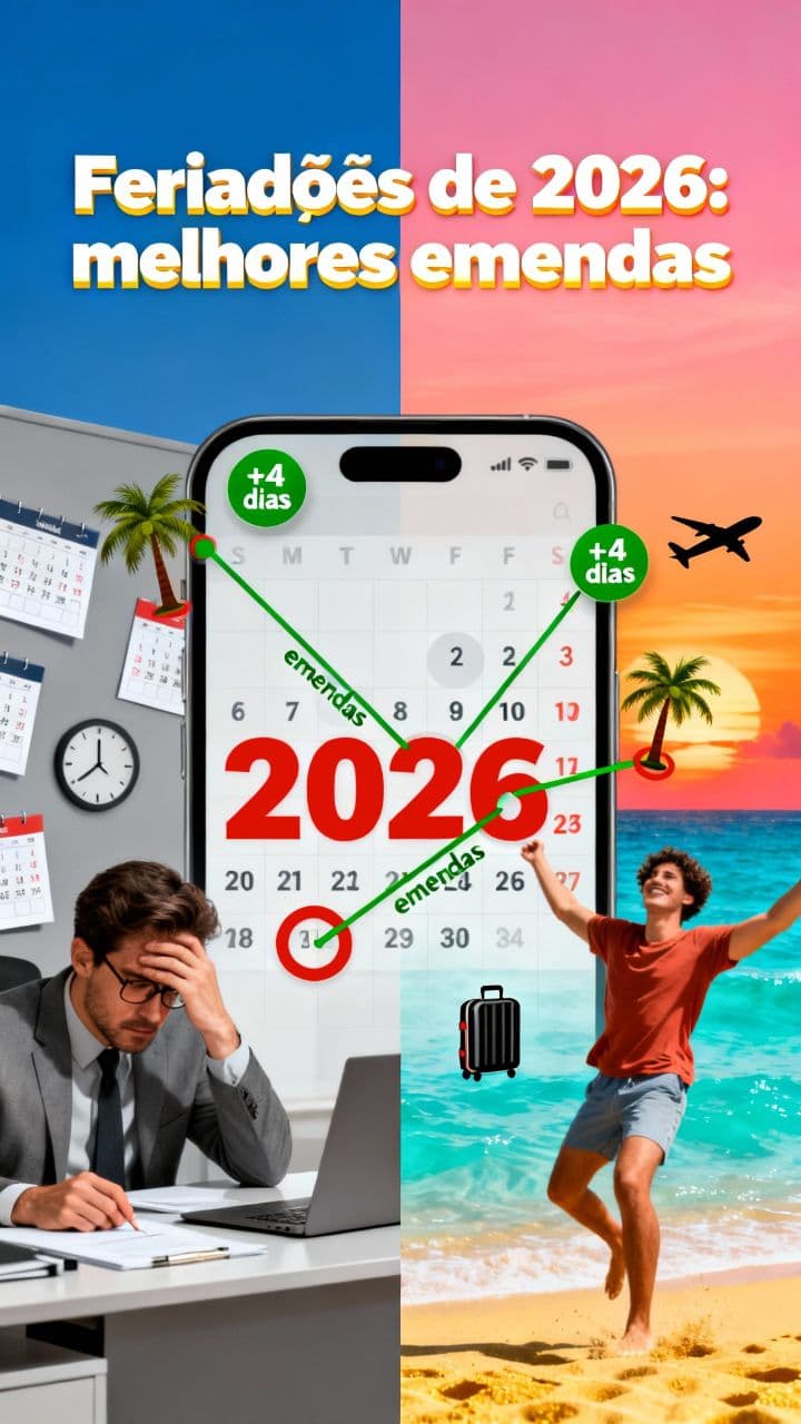 Feriadões de 2026: melhores emendas