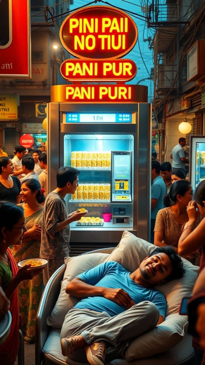 Pani Puri ATM: Earn While You Sleep
