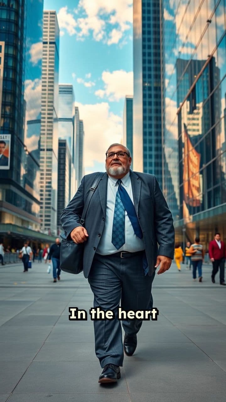 Urban Stride: A Man's Walk Cycle