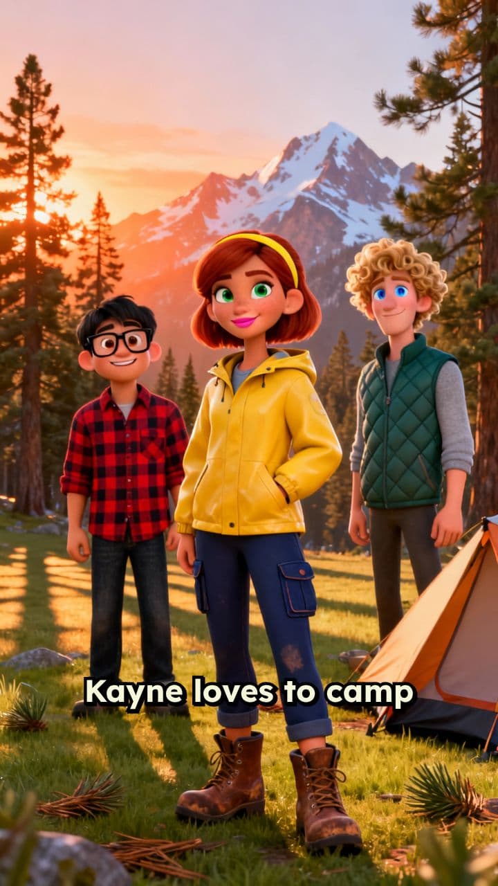 Kayne Leads the Camping Crew