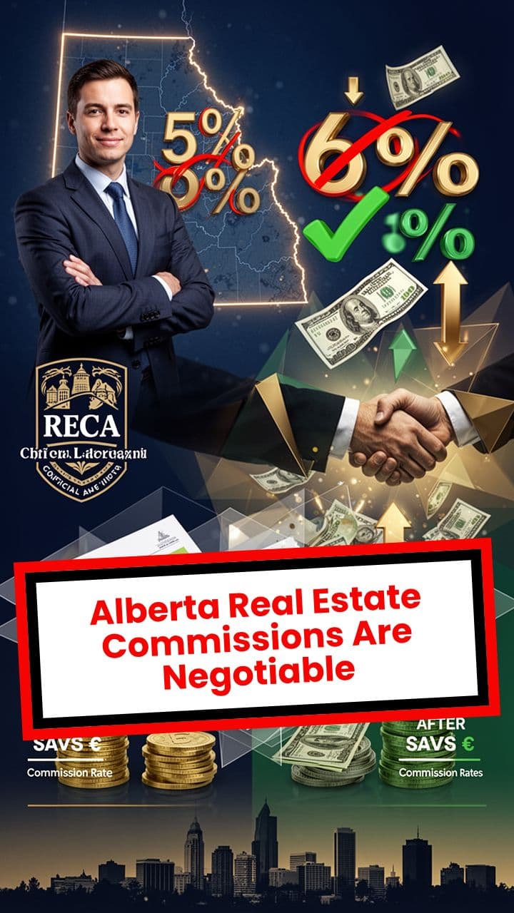 Alberta Real Estate Commissions Are Negotiable