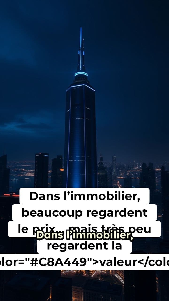 Real Estate, Finance, Mindset