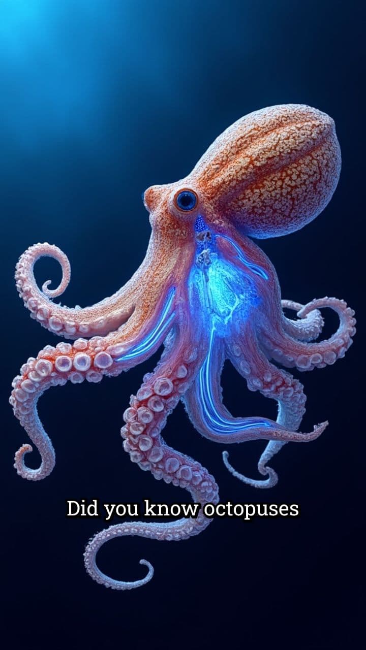 Octopuses: Three Hearts and Tasting Arms