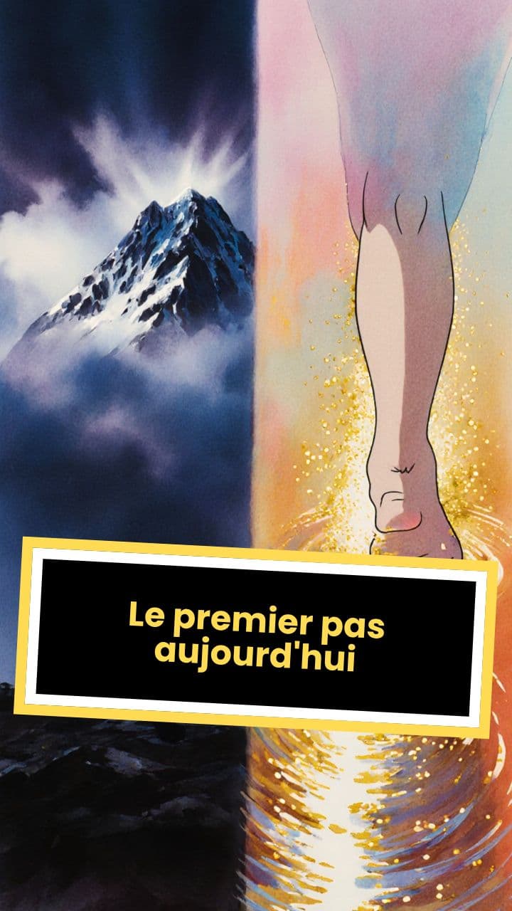 Le premier pas aujourd'hui