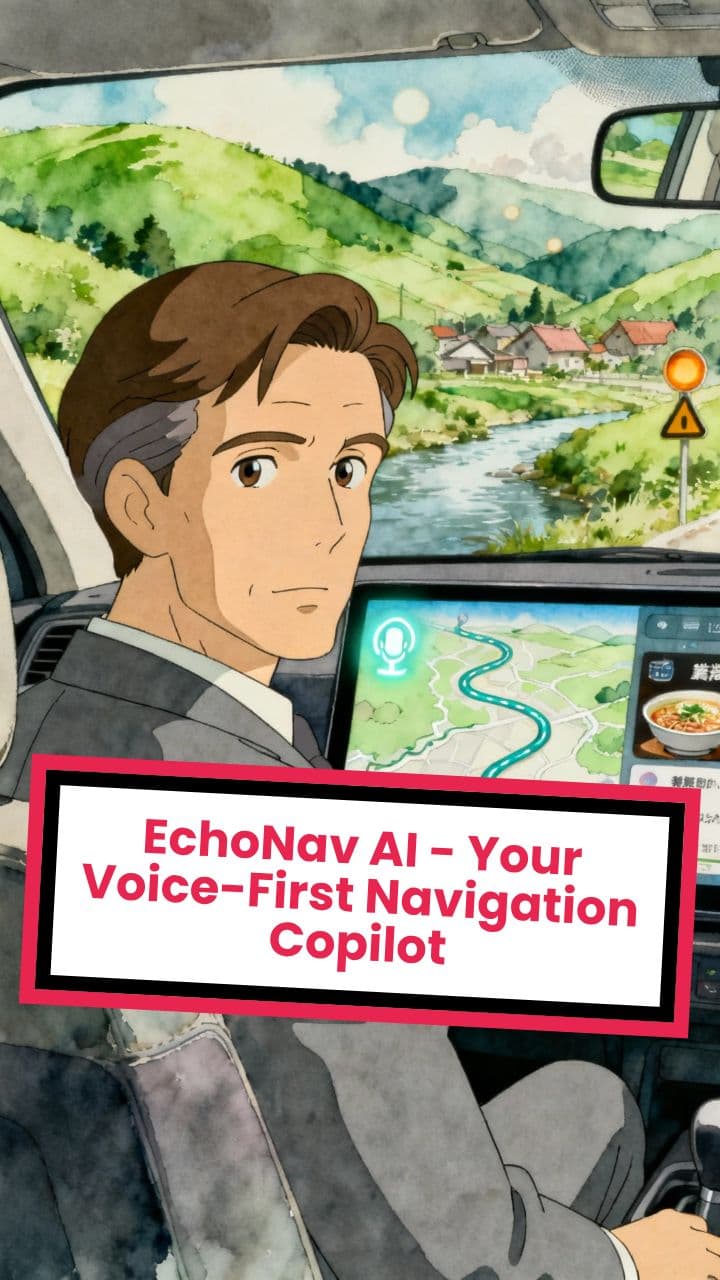 EchoNav AI - Your Voice-First Navigation Copilot