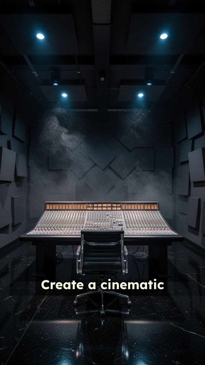 Cinematic Synthwave Logo Reveal