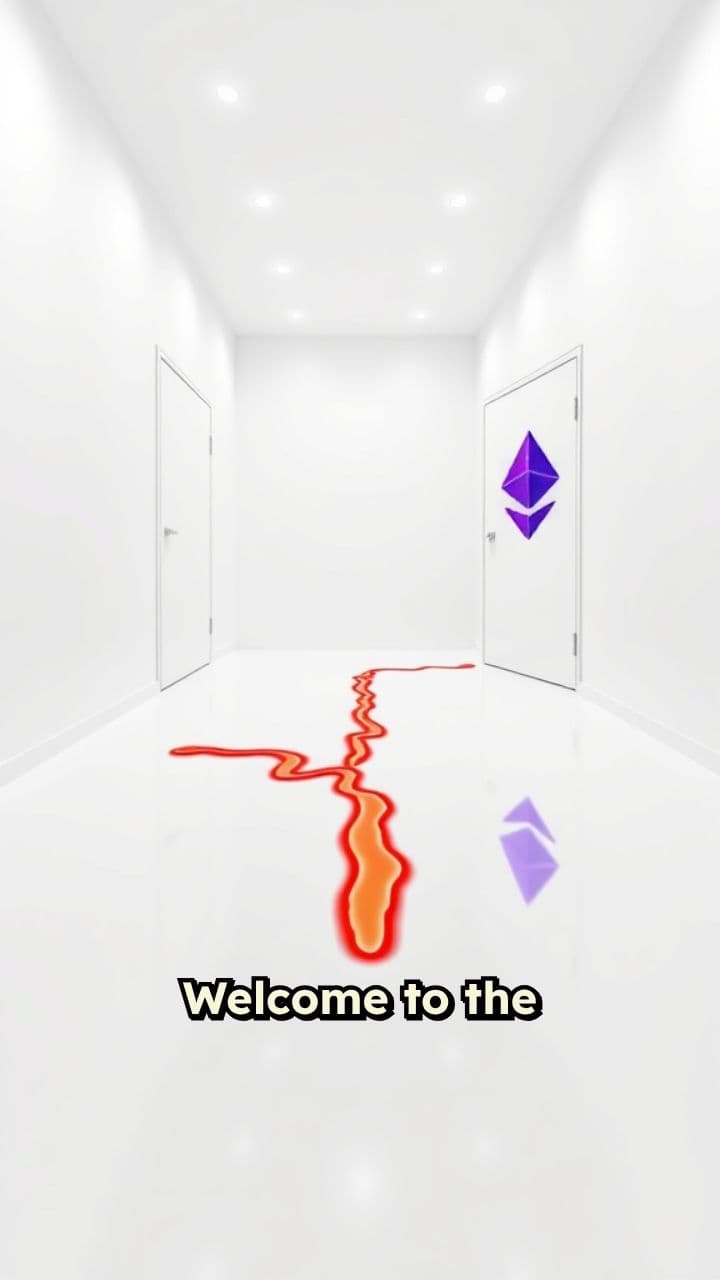 Crypto Market Hallway