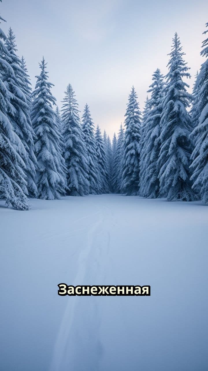 Новогодняя сказка в лесу