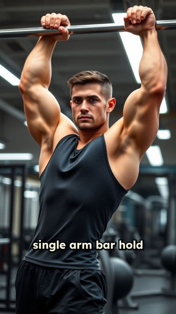 Single Arm Bar Hold for Back Pressure