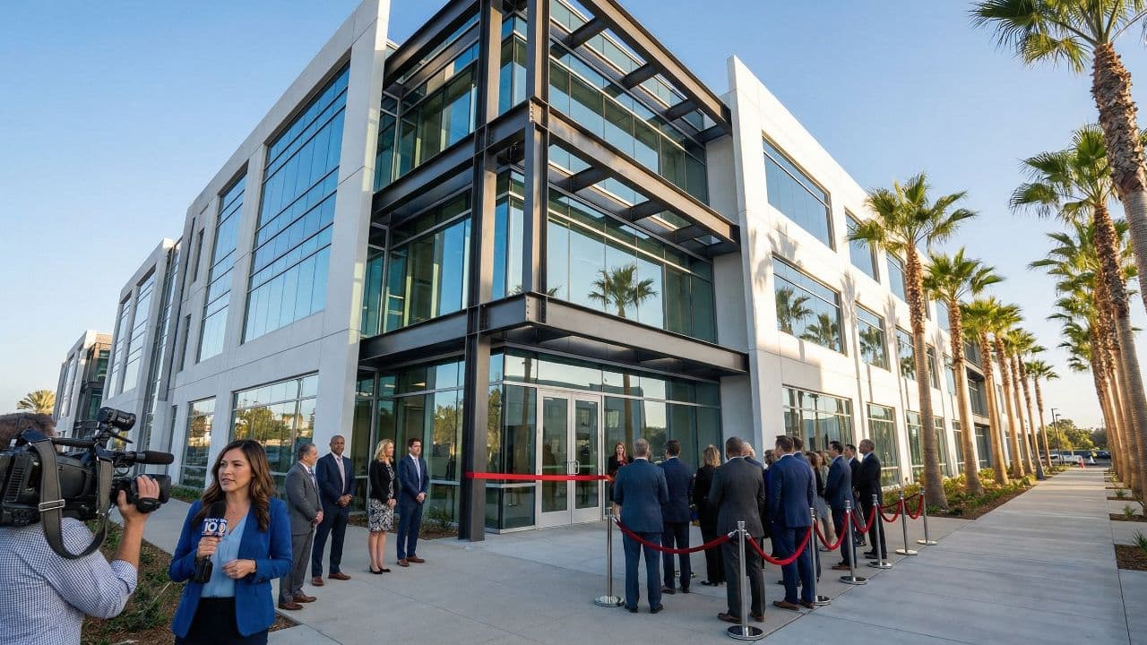 Modern Office Building Opening in San Diego