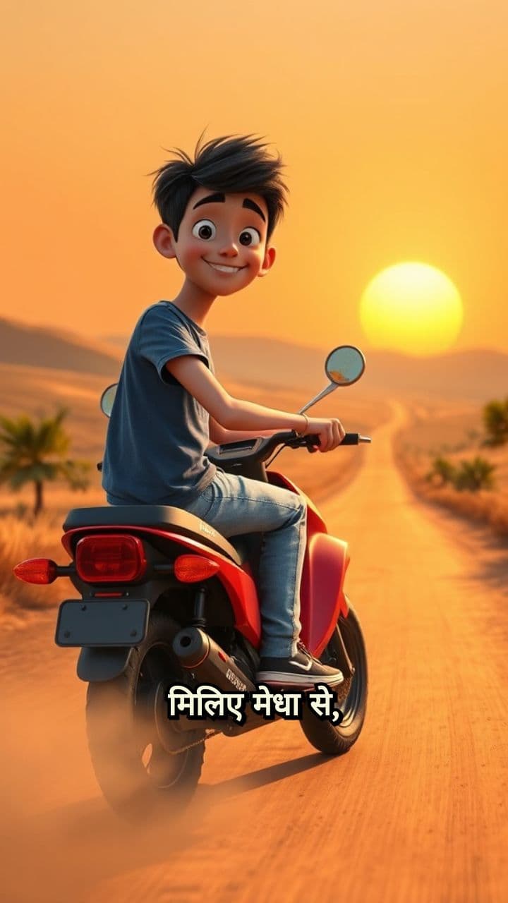 सुनहरी सड़क पर मेधा की यात्रा