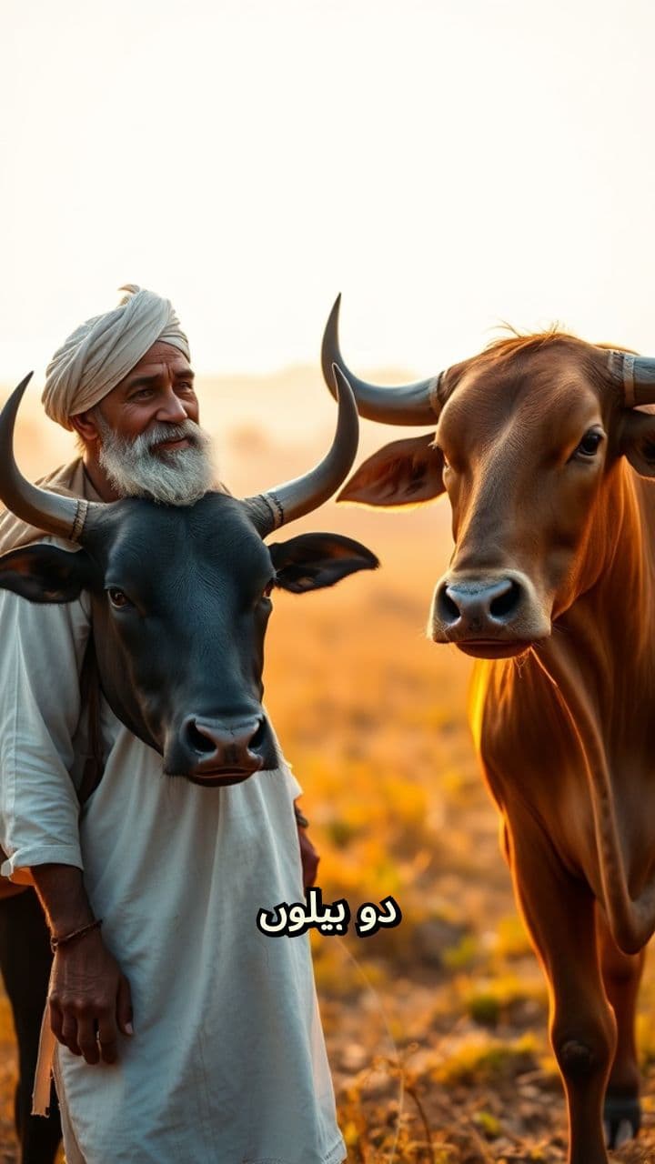 دو بیلوں کی بہادری کا قصہ